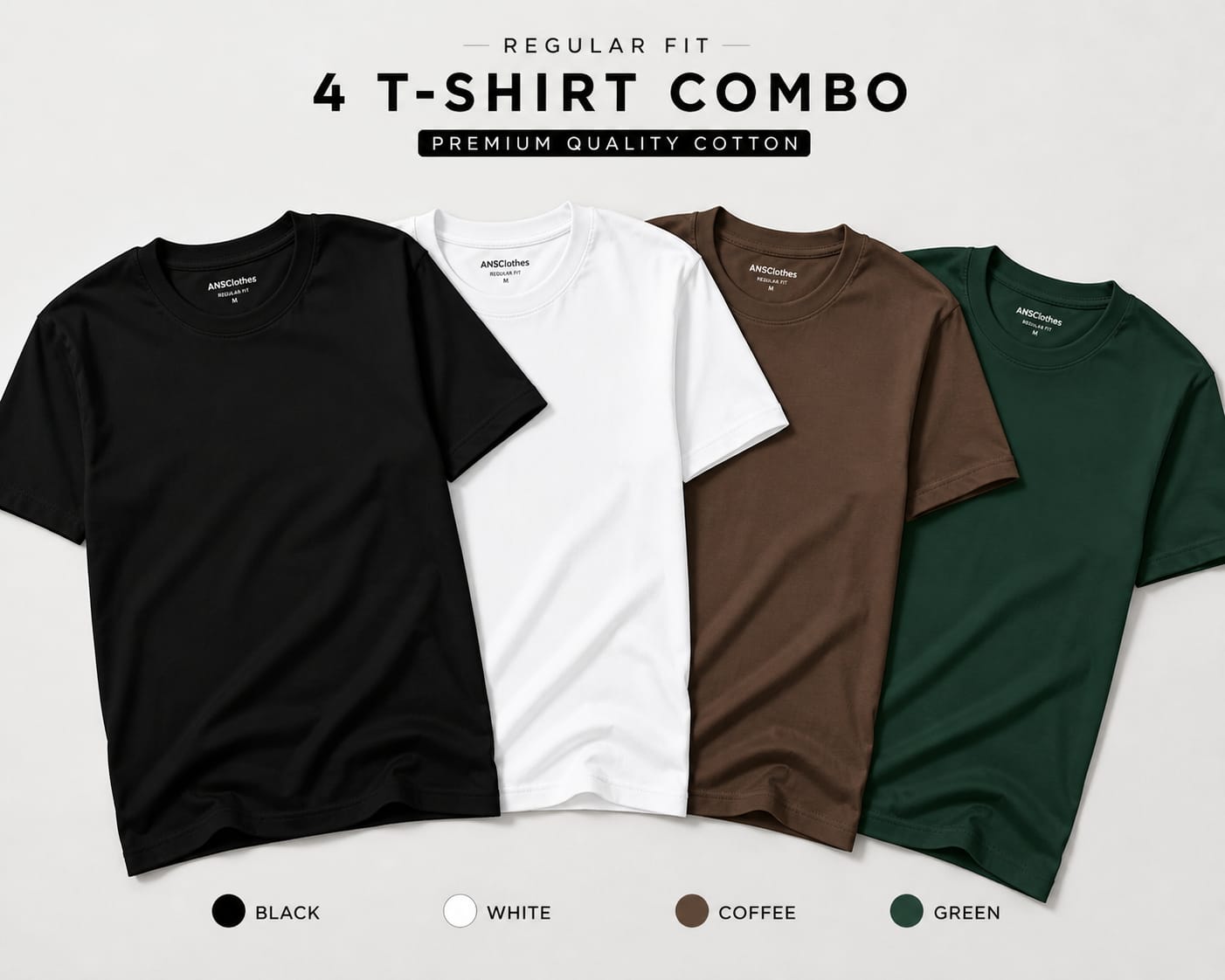 blank combo fit t shirt
