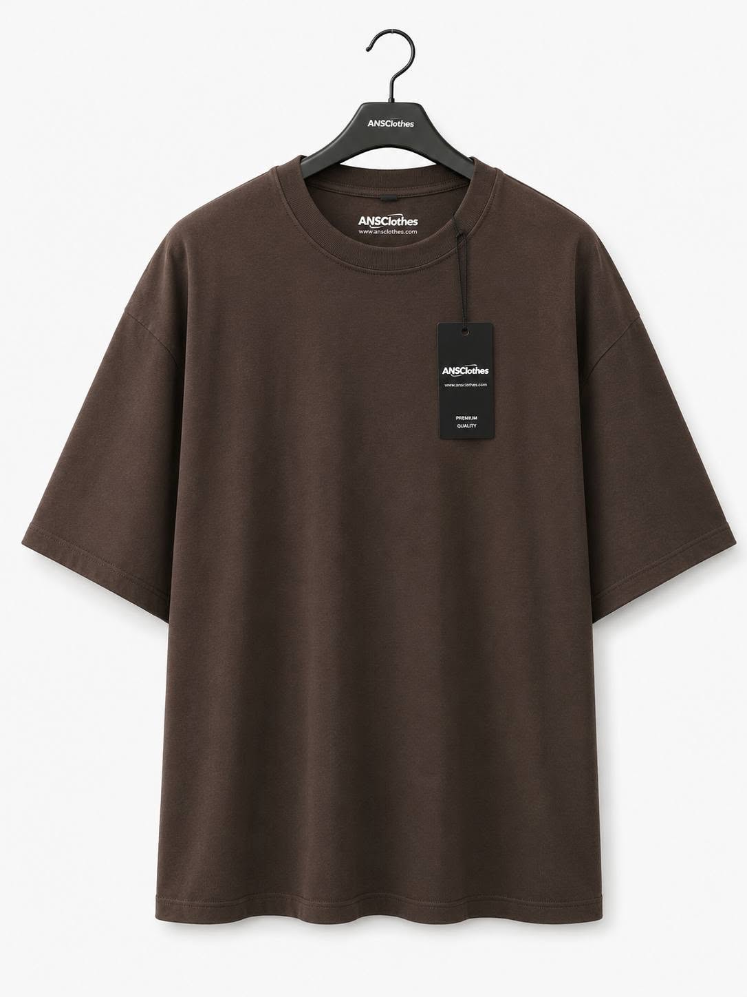 mens premium white drop shoulder t shirt
